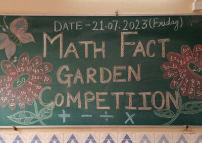 Math Fact Garden Competition